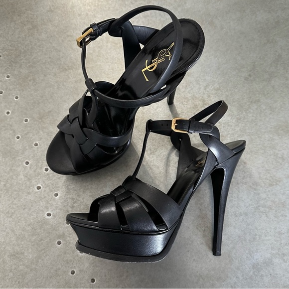 YVES SAINT LAURENT TRIBUTE PLATFORM HEELS 🔥 - Picture 5 of 10